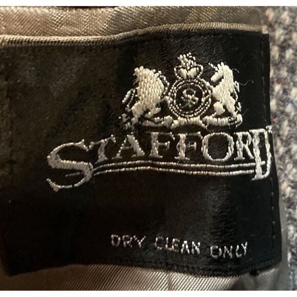 Vintage Harris Tweed Sport Coat Sz 44R Gray 2-Button Part Lined Scottish Wool - Picture 5 of 6